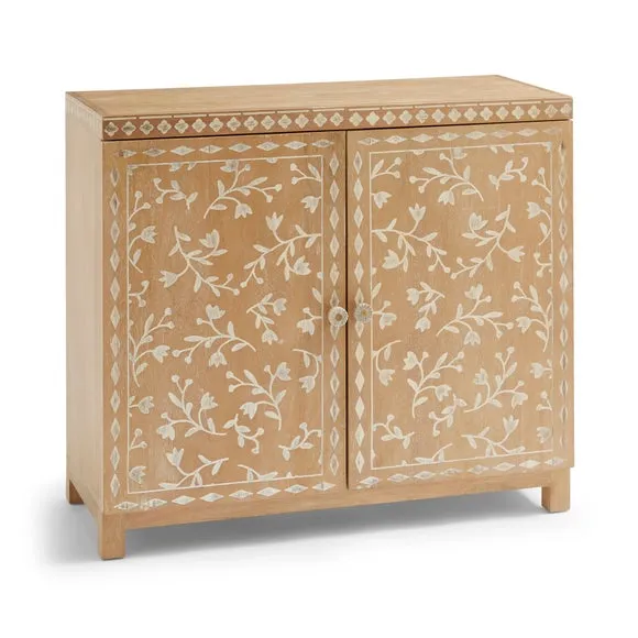 Florrie Carved Small Sideboard, Mango Wood 5