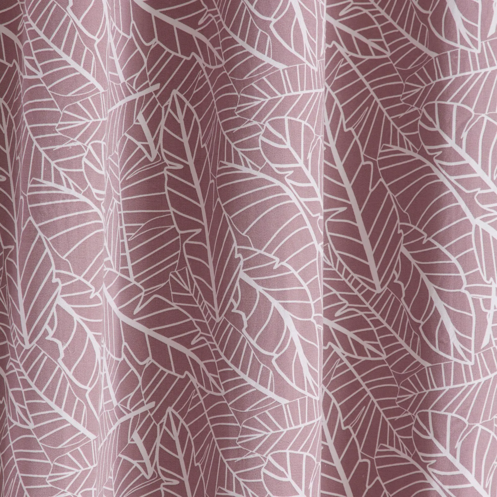 Portfolio Home Madison Botanical Leaves Fully Lined Eyelet Curtain Set in Mauve 3