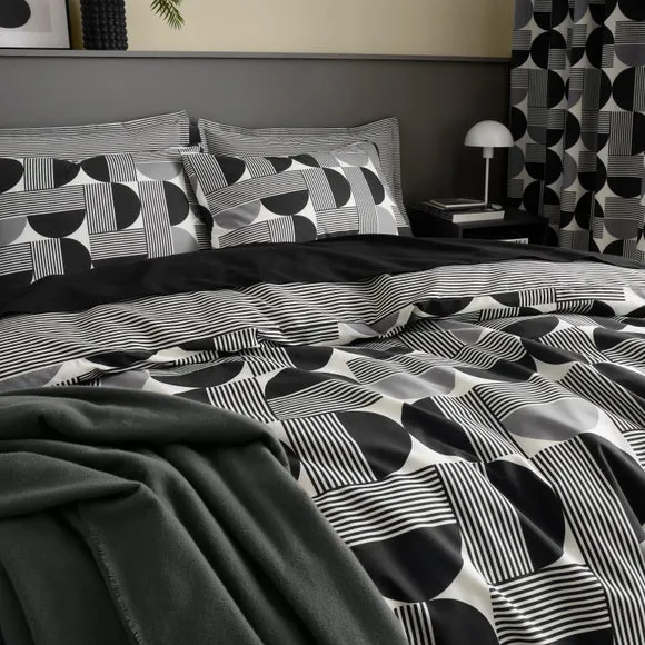 Bromley Modern Geo 100% Cotton Duvet Cover & Pillowcase Set 6