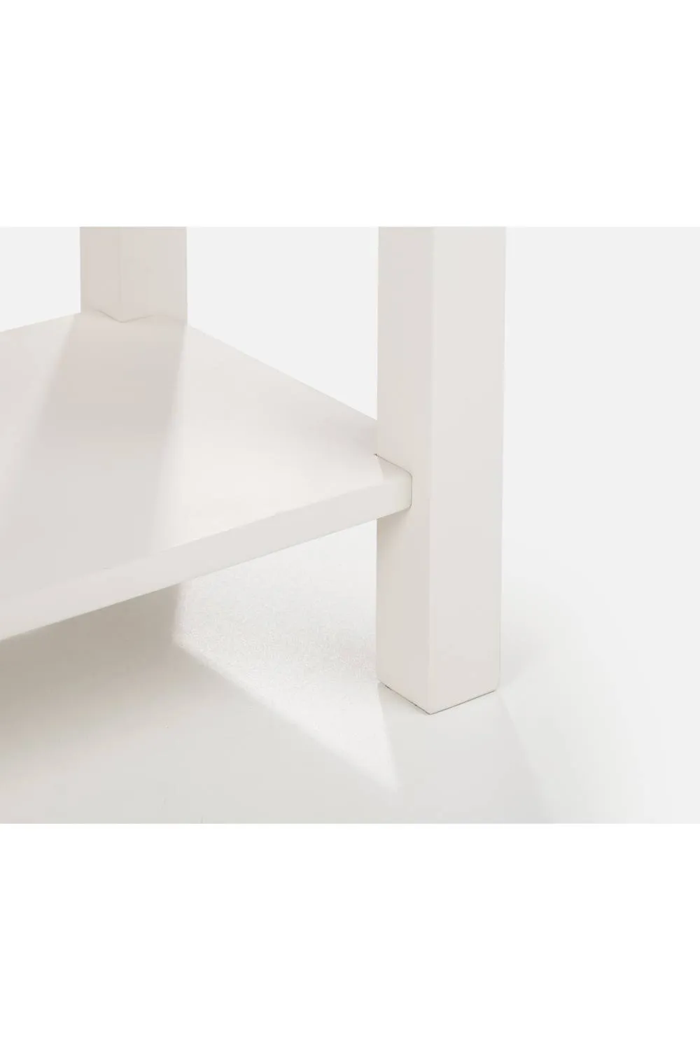 Julian Bowen Coxmoor Console Table with Shelf in Ivory 5