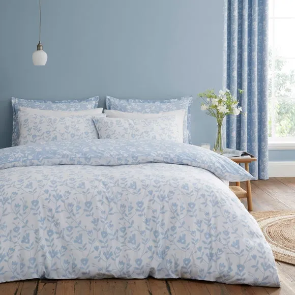 Bibury Floral 100% Cotton Duvet Cover & Pillowcase Set 5