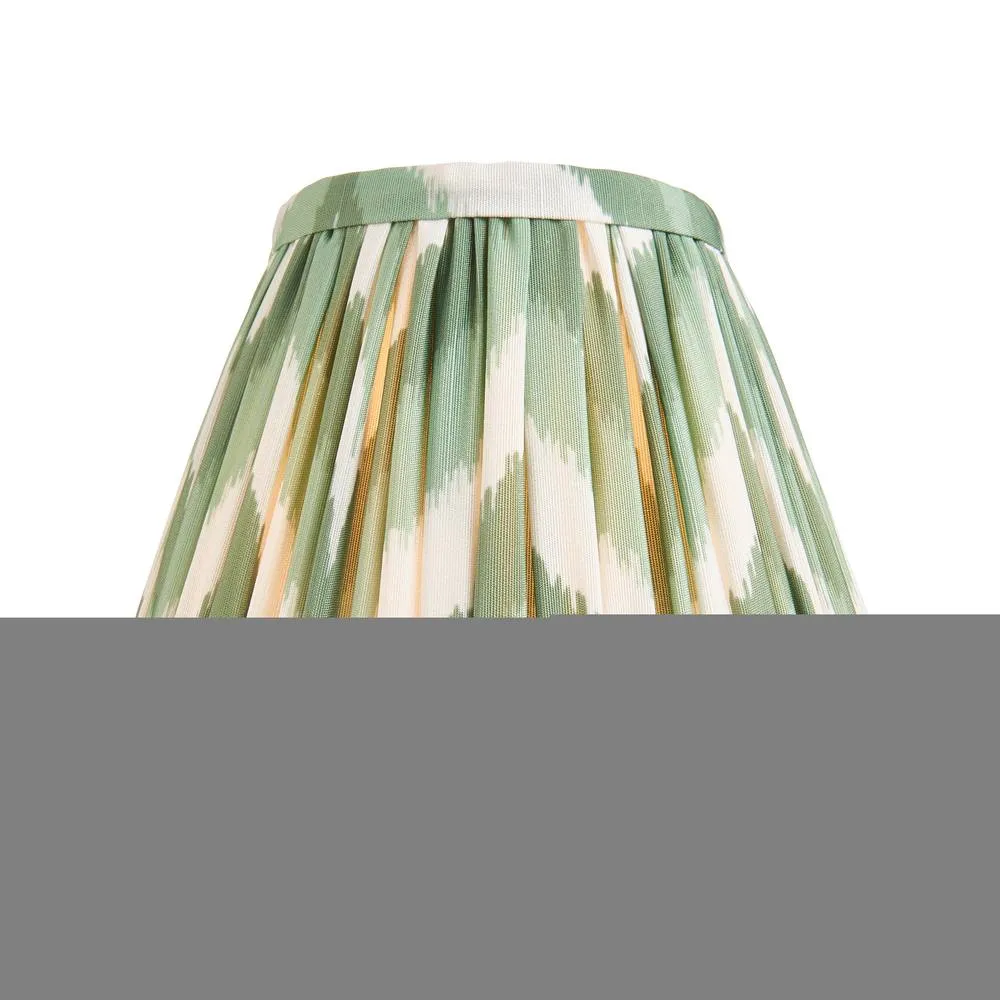 Netlighting Diamond Tall & Zigzag 16cm Wall Lamp Antique Brass Cotswold Green in Gold 6