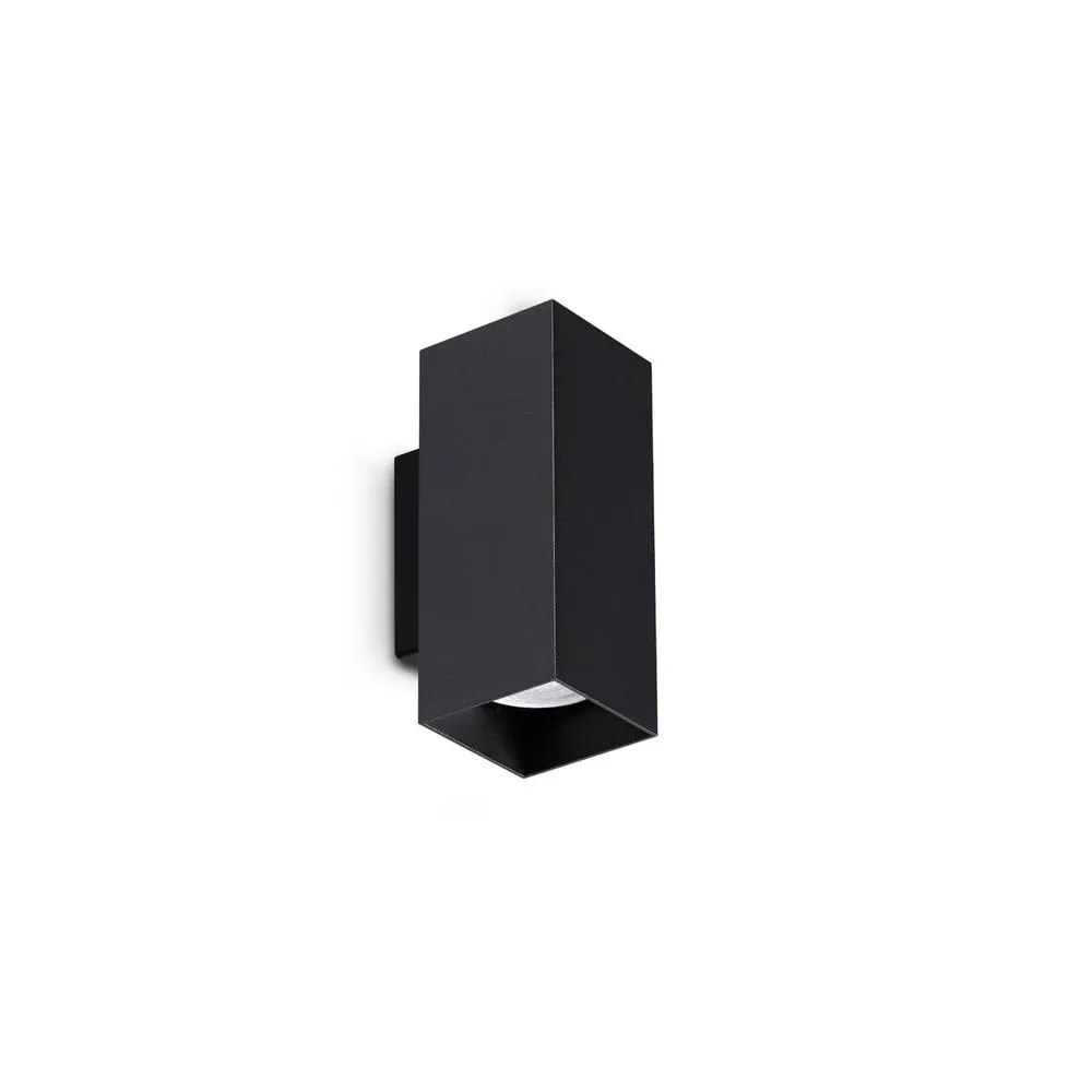 Netlighting Look Square Up & Down Wall Lamp Black 2x GU10