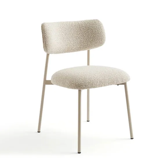 Elements Cooper Dining Chair, Tonal Boucle 6