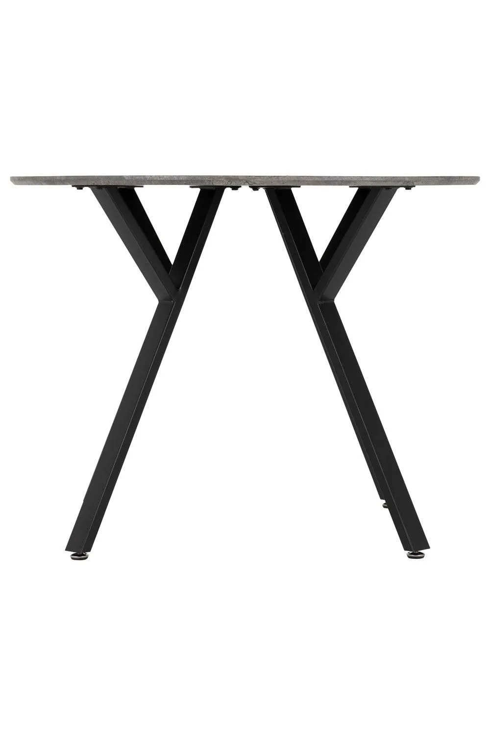 Seconique Athens Round Dining Table in Charcoal 2