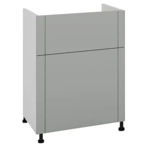 Wickes Winsford Dust Grey Standard Depth Toilet Unit - 500mm