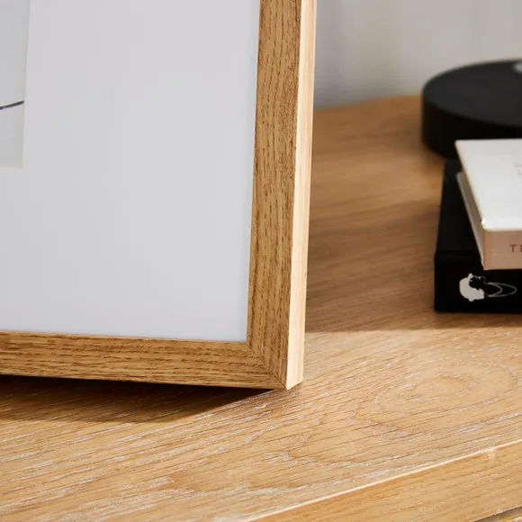 Oversized Mount Square Light Wood Photo Frame 2
