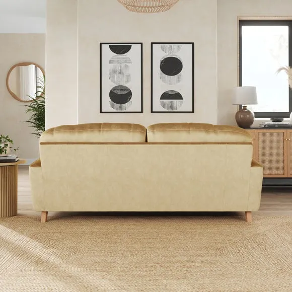 Martha Vintage Velvet 3 Seater Sofa 3