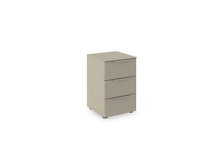 Haven 3 Drawer Décor Bedside Cabinet