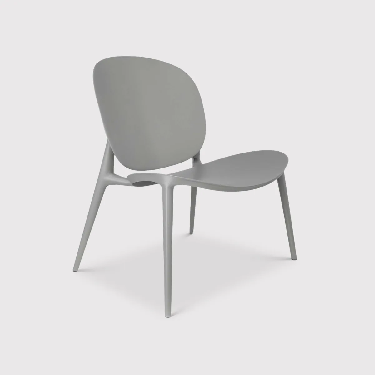 Kartell Be Bop Lounge Chair, Grey Plastic | Barker & Stonehouse 1