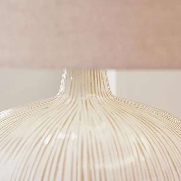 Greta Textured Ceramic Table Lamp 3