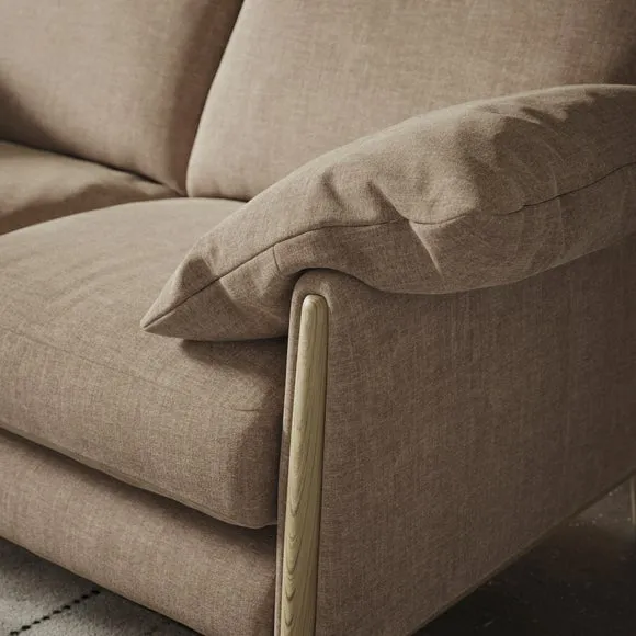 Hector Tonal Plush Chenille 3 Seater Sofa 2