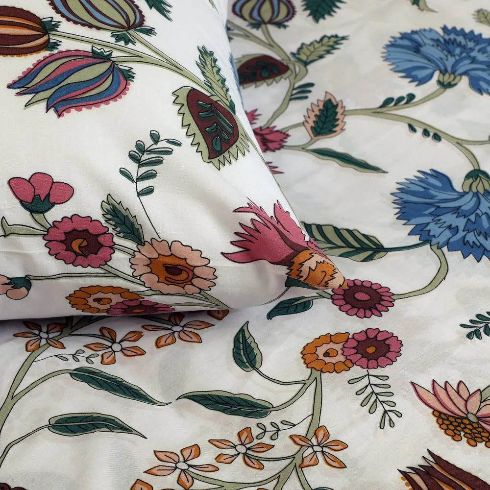 Portfolio Home Juliette Floral Botanical Duvet Cover Set With Pillow Case Bedding 3