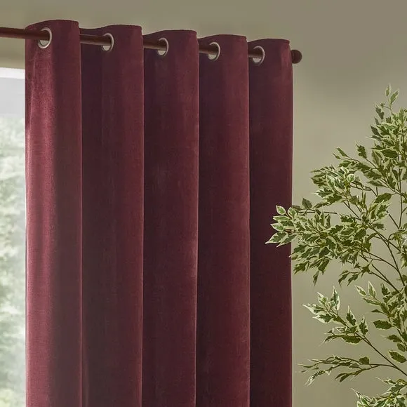 Yard Chenille Eyelet Curtains 1