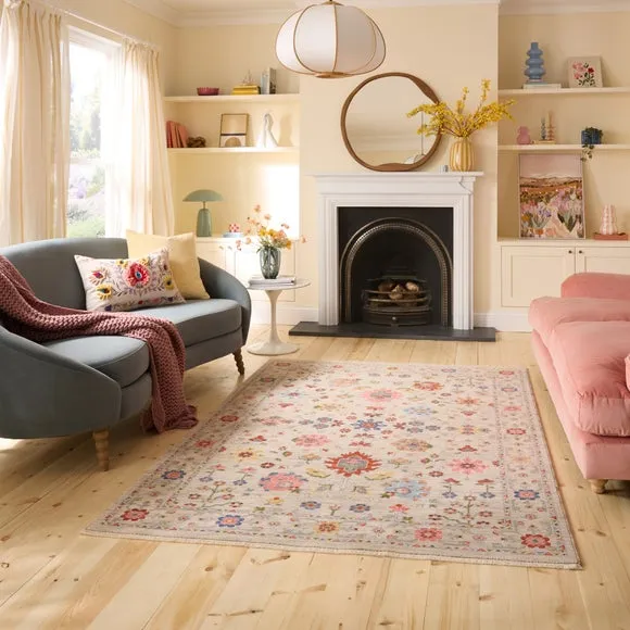 Think Rugs Suzani Rosette Rug 1