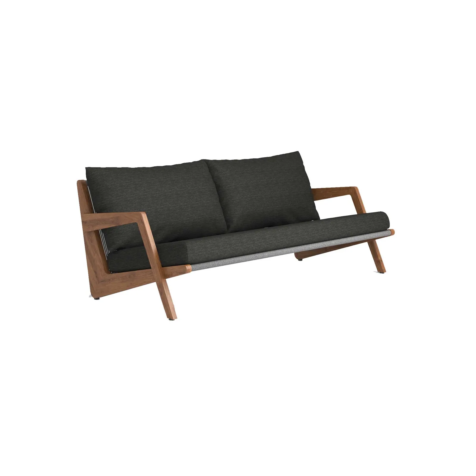 Tahiti Garden Sofa, Wooden, Black | Barker & Stonehouse 4