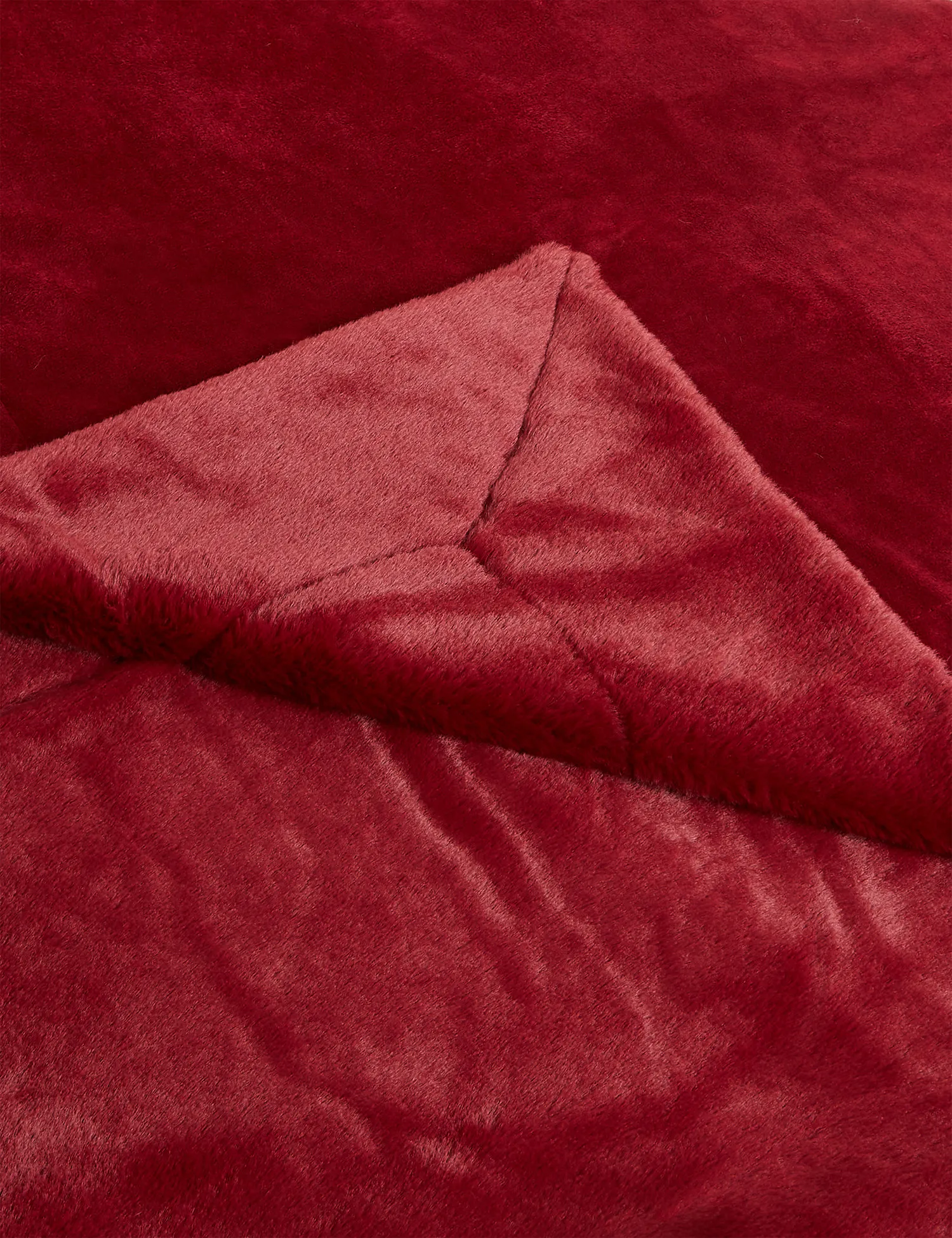 M&S Supersoft Faux Fur Throw