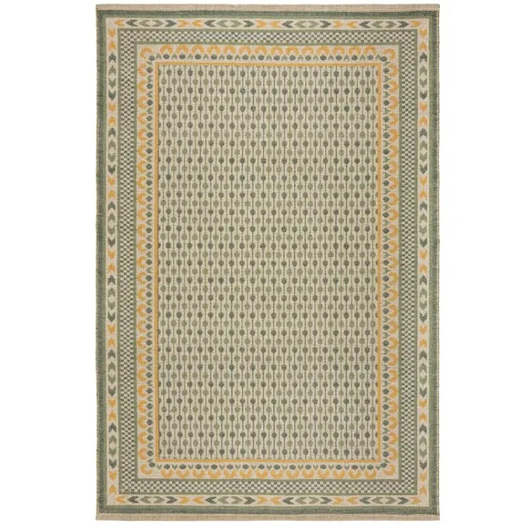 Mara Woven Jute Border Rug 5