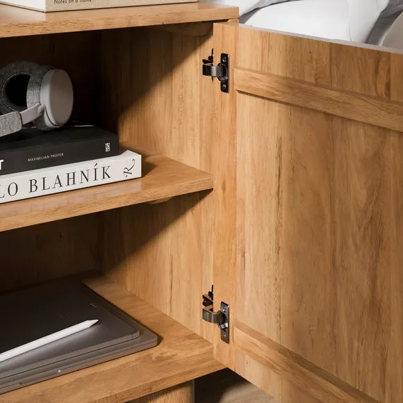 Juni Bedside Table, Mango Wood 4