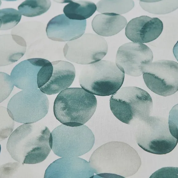 Watercolour Circles Teal Duvet Cover and Pillowcase Set 6