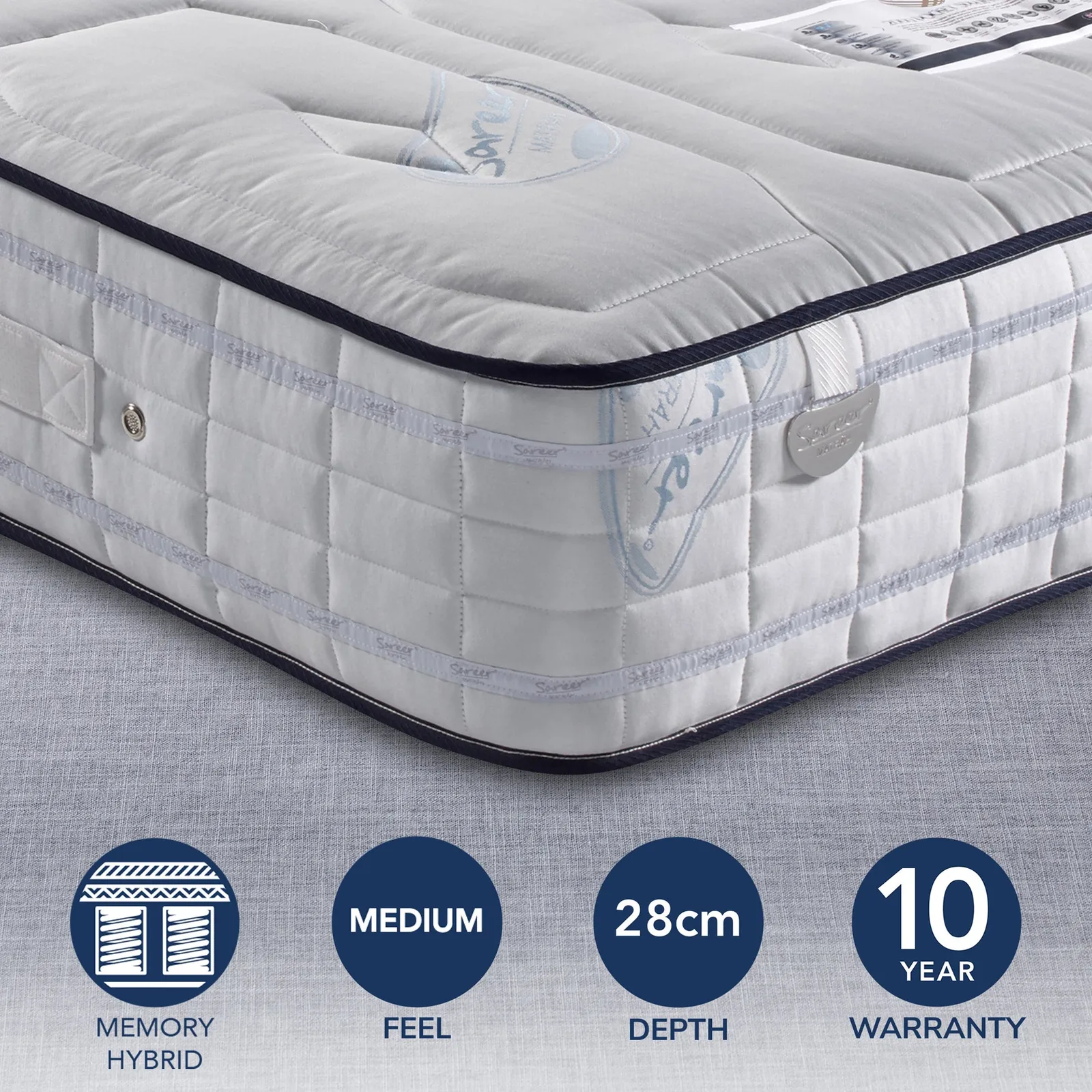 Pocketo Medium Firm 2000 Reflex Plus Hybrid Mattress 1
