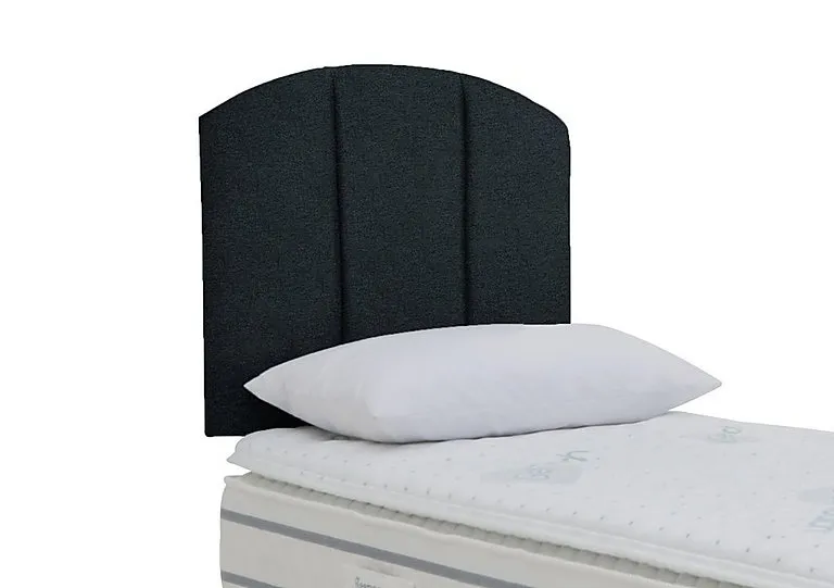 Banff Strutted Headboard - Single - Weave Noir