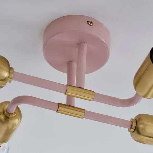 Kacy 4 Light Flush Ceiling Light 4