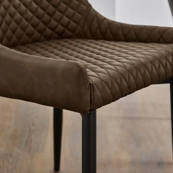 Set of 2 Montreal Dining Chairs, Faux Leather 3