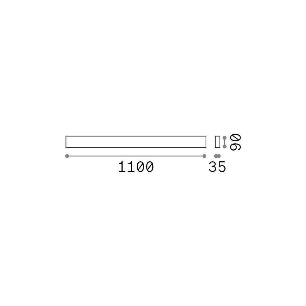 Netlighting Delta 110cm Up & Down Wall Lamp White 8x G9 2