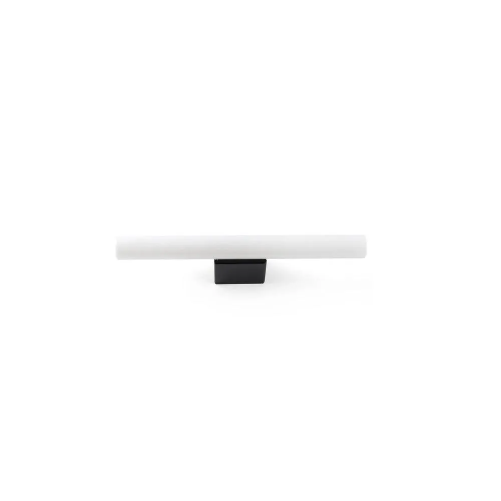 Netlighting Calma 30cm Bathroom Wall Lamp Black S14D IP44 2700K