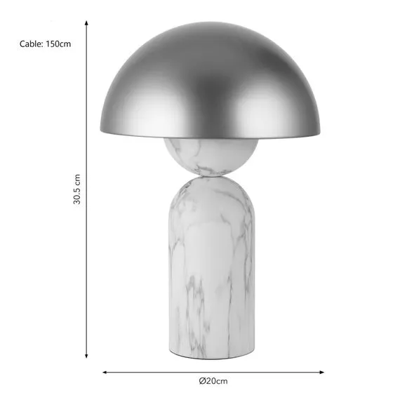 Elements Levi Touch Dimmable Table Lamp 6