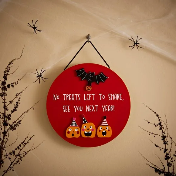 Halloween Reversible Plaque
