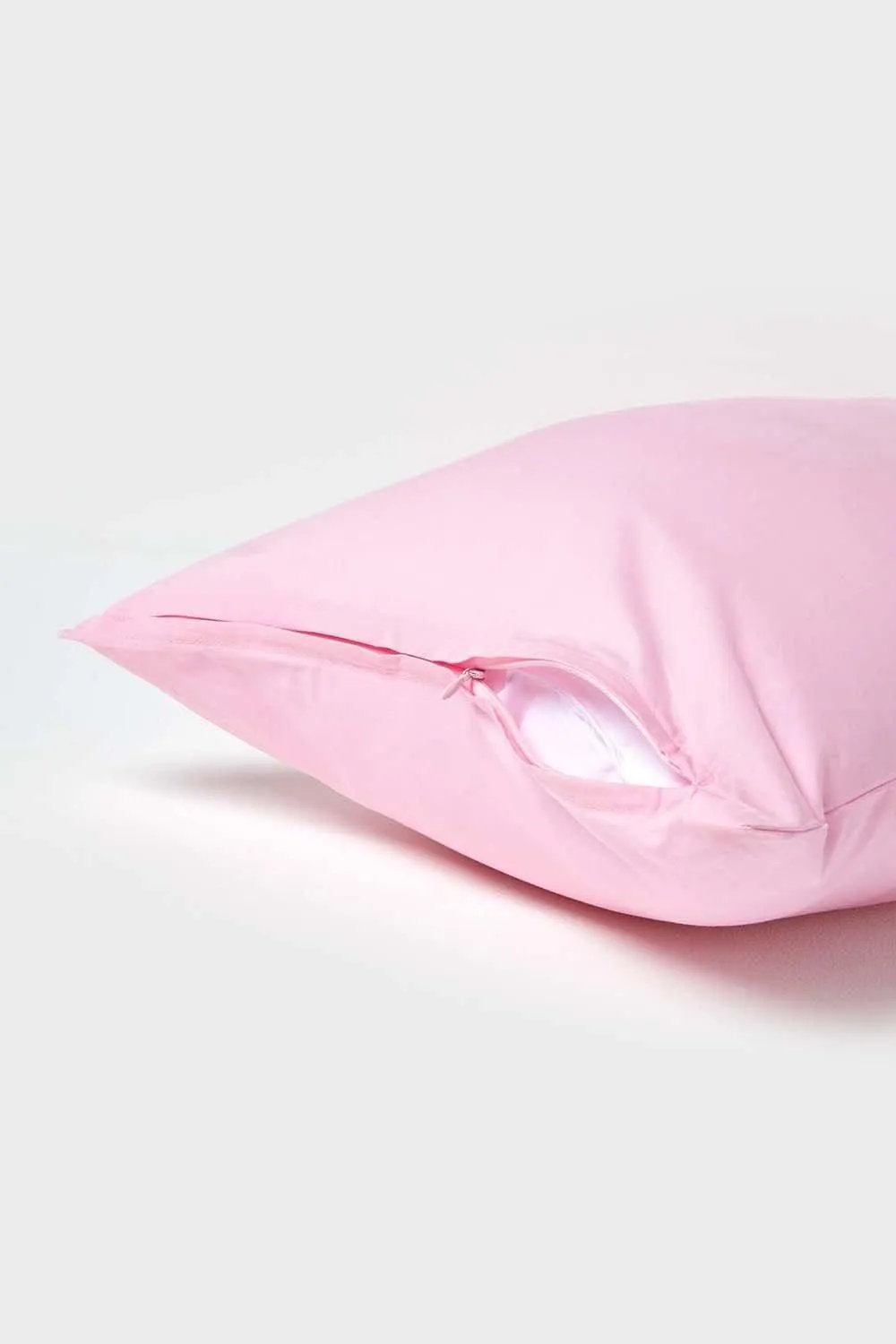 Homescapes Continental Egyptian Cotton Pillowcase 200 TC, 80 x 80 cm in Pink 3
