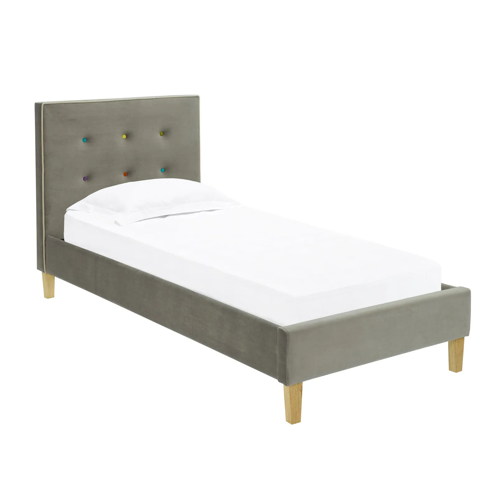 Camden Fabric Bed Frame Grey