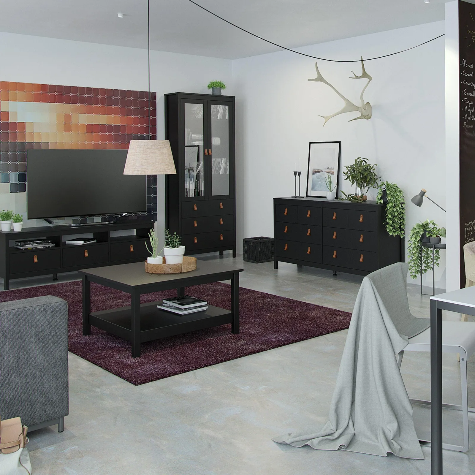 Furniture To Go Barcelona Coffee Table in Black 4