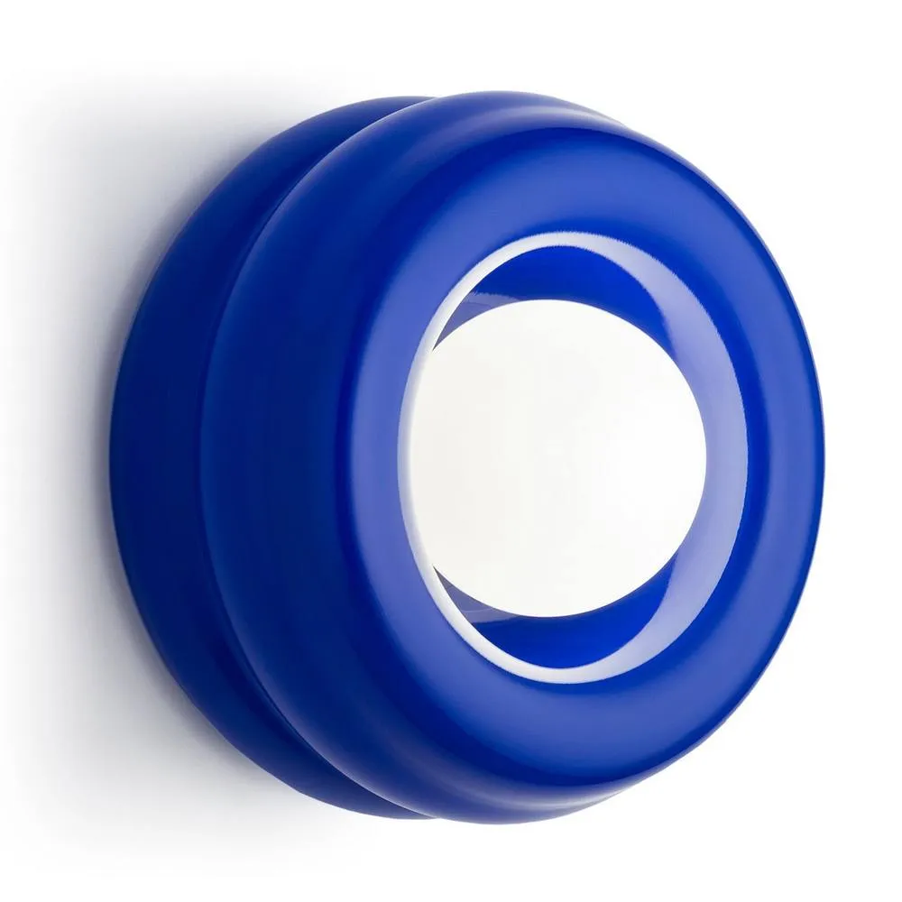 Netlighting Tevo Wall Lamp Cobalt Opal Matte G9 in Blue
