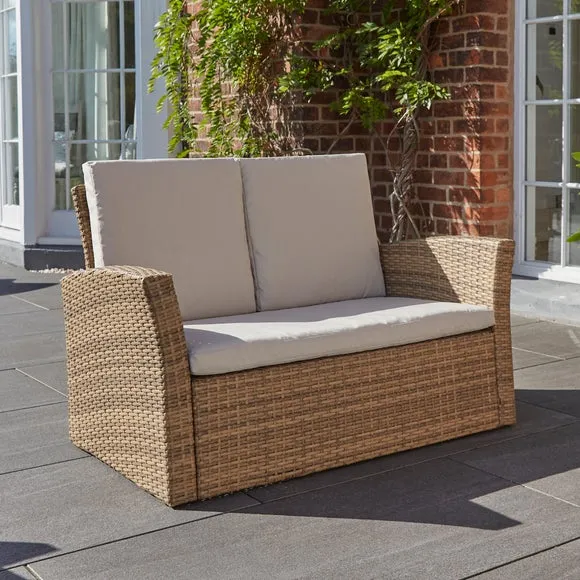 Malta Rattan Effect 4 Seater Conversation Set 4