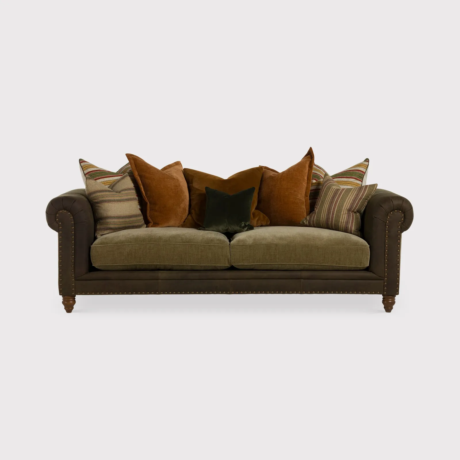 Pomeroy 4 Seater Sofa, Green Fabric | Barker & Stonehouse