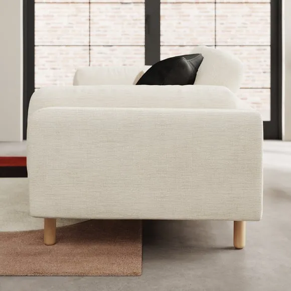 Newton Chunky Tonal Weave 3 Seater Sofa 2