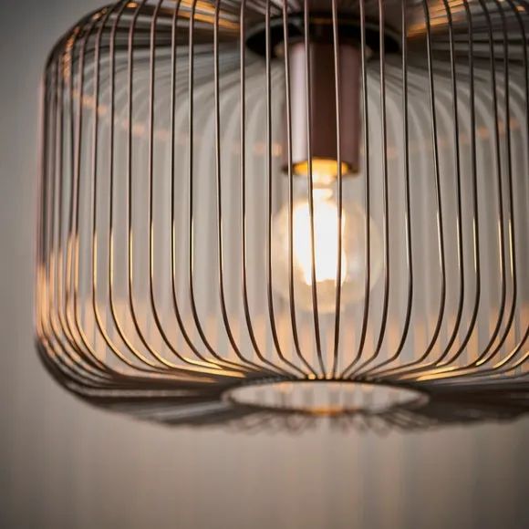 Vogue Nicola Antique Copper Pendant Light 4