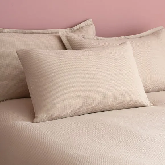 Newston Waffle Polycotton Duvet Cover & Pillowcase Set 4