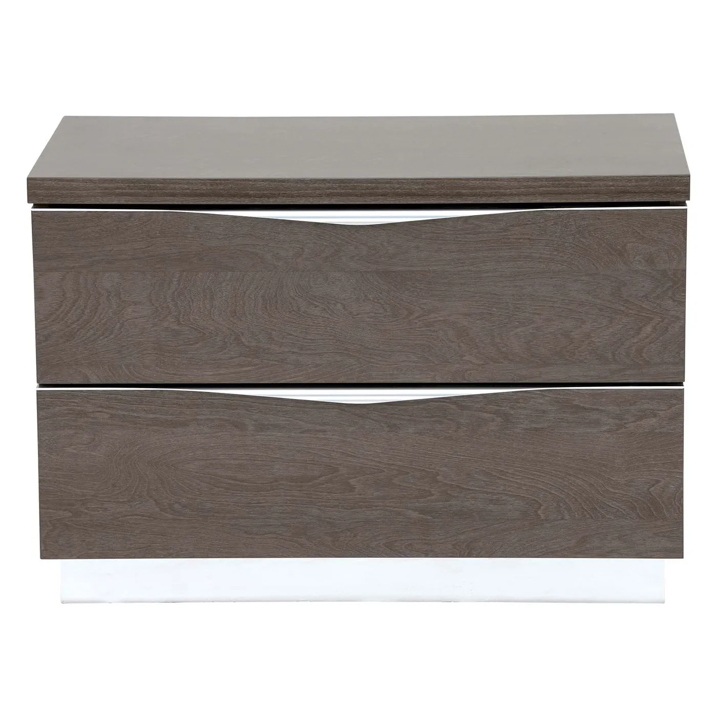Lutyen Large Bedside Table, Grey Wood | Barker & Stonehouse 2