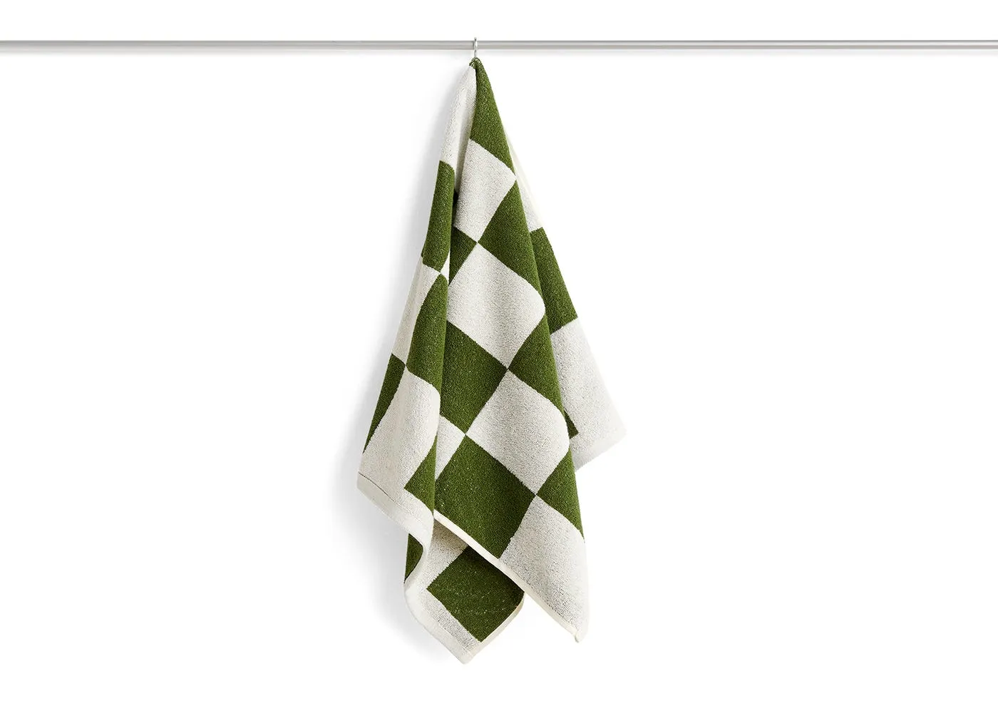 HAY Check Hand Towel Matcha