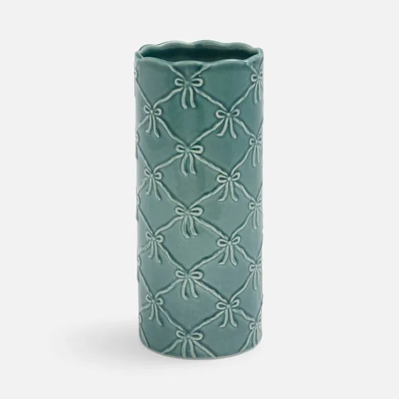 Blue Bow Vase 3