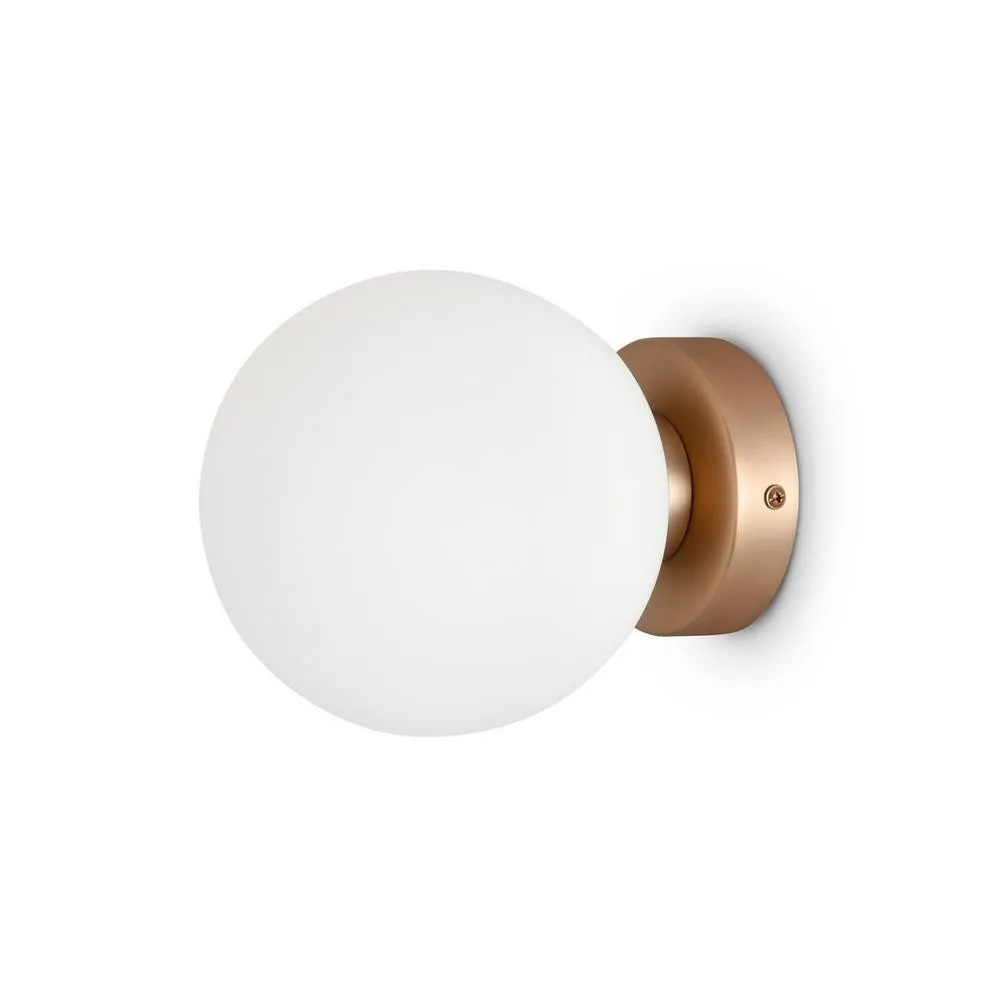 Netlighting Maytoni Basic Form Small Modern Wall Lamp Gold E14 3