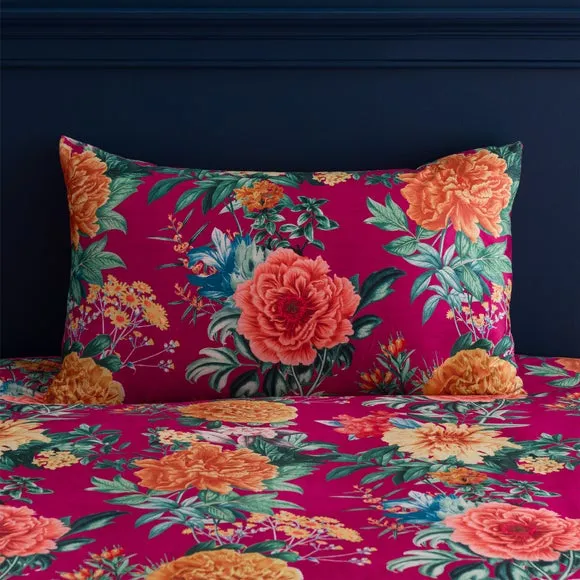 Peony Floral Duvet Cover & Pillowcase Set 5