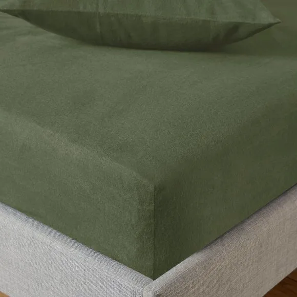 Soft & Cosy 100% Brushed Cotton Fitted Sheet