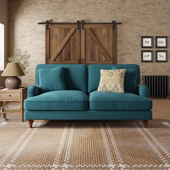 Beatrice II Velvet 3 Seater Sofa Bed 2