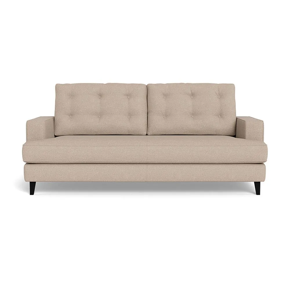 Heal's Mistral 3 Seater Sofa Boucle Tweed Pearl Black Beech Feet 1