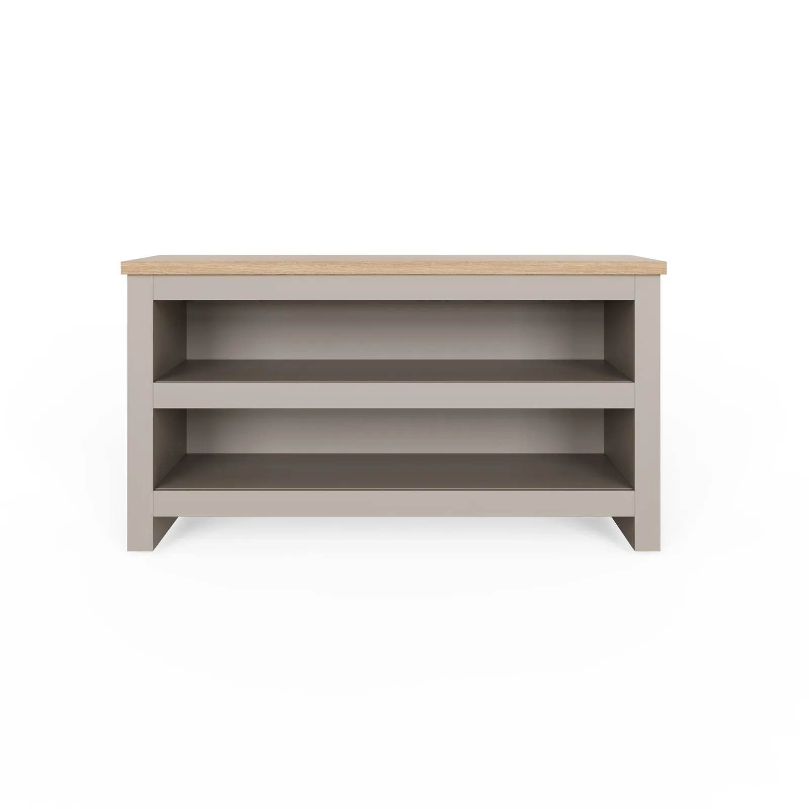 GFW Lancaster Simple Shoe Bench in Grey 5